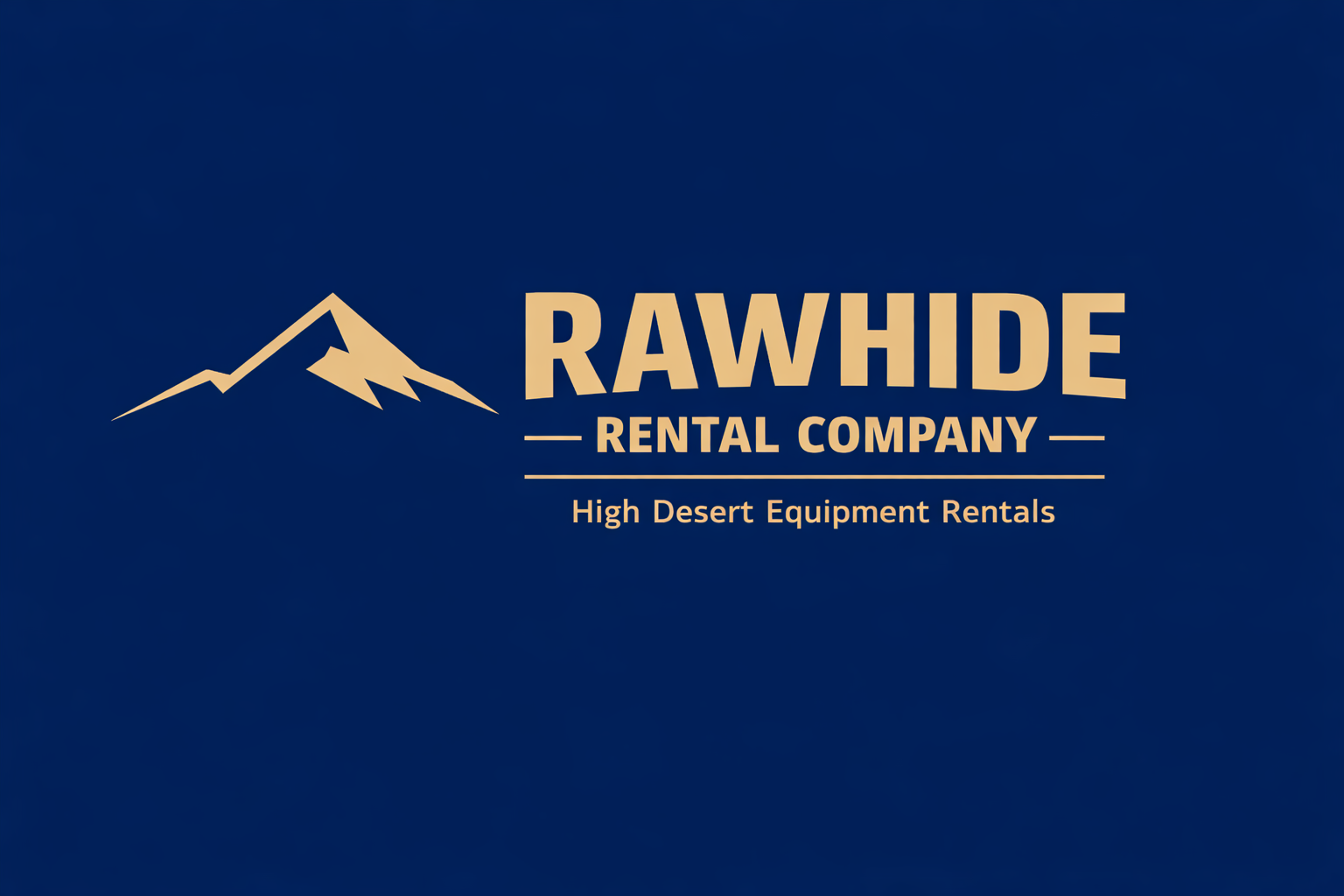 Rawhide Rental Co. Logo